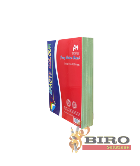 Carton color A4, 250 foi, 180 g/m², verde pastel